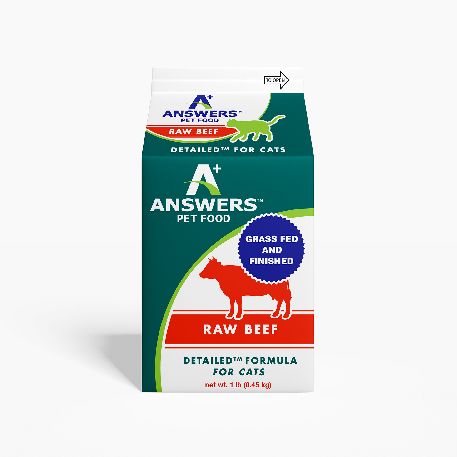 Detailed Beef Formula For Cats 1lb ANSWERS Pet Food